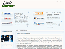 Tablet Screenshot of creteairport.co.uk